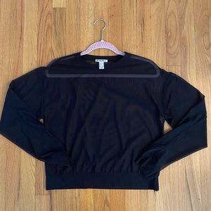 Forever 21 black mesh top